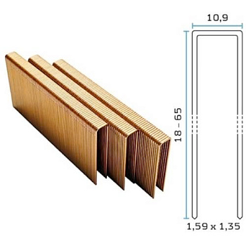 Скоба каркасная BeARUS 16/40 ( L,155) (11760 шт/уп)