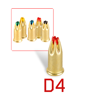 Патроны монтажные F-D4 красные 6.8х18 россыпью (100шт/уп)