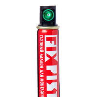 Газовый баллон для монтажных пистолетов зеленый клапан FC-165