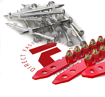 Комплект пороховой. Гвозди F-DN47 (5000шт) + Патроны F-K5 (5000шт)