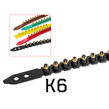 Патроны монтажные F-К6 черные 6.8х11 в кассете (100шт/уп)